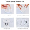 6pcs Set Easy Lock Food Storage Containers For Flour And Sugar Storage